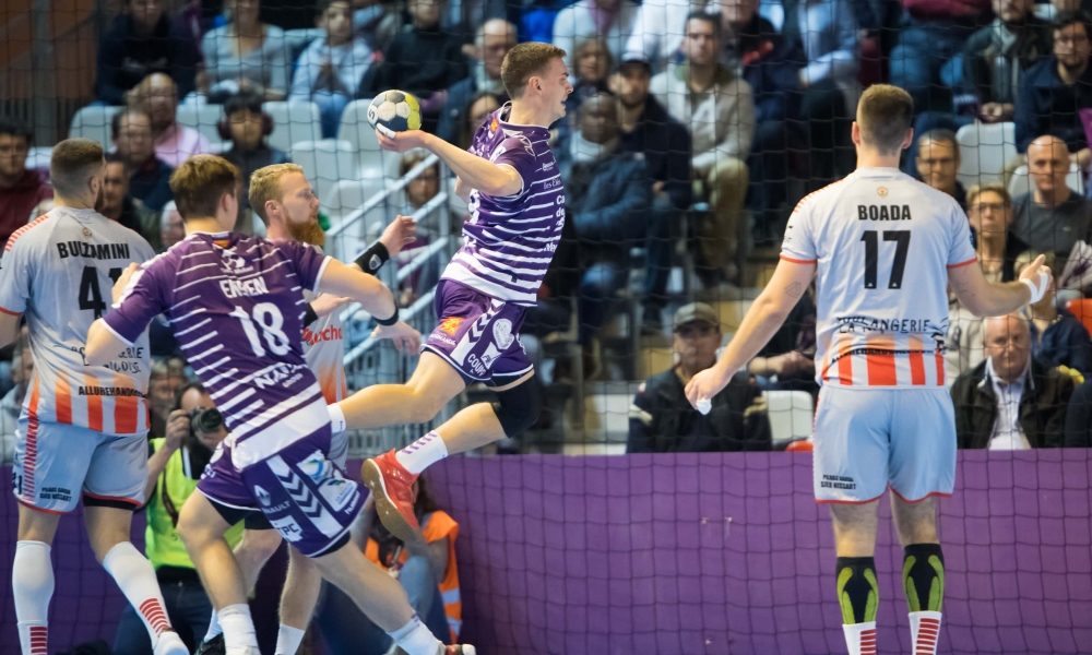 La seconde période a vu se dessiner la victoire des Mauves face à NICE 29-24