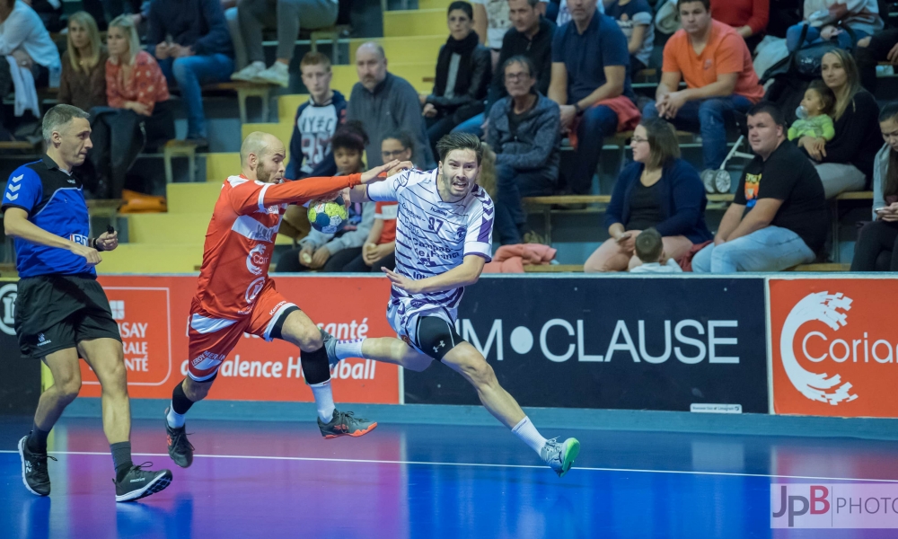 Victoire à l'extérieur pour les Mauves face à Valence Handball. 25-24