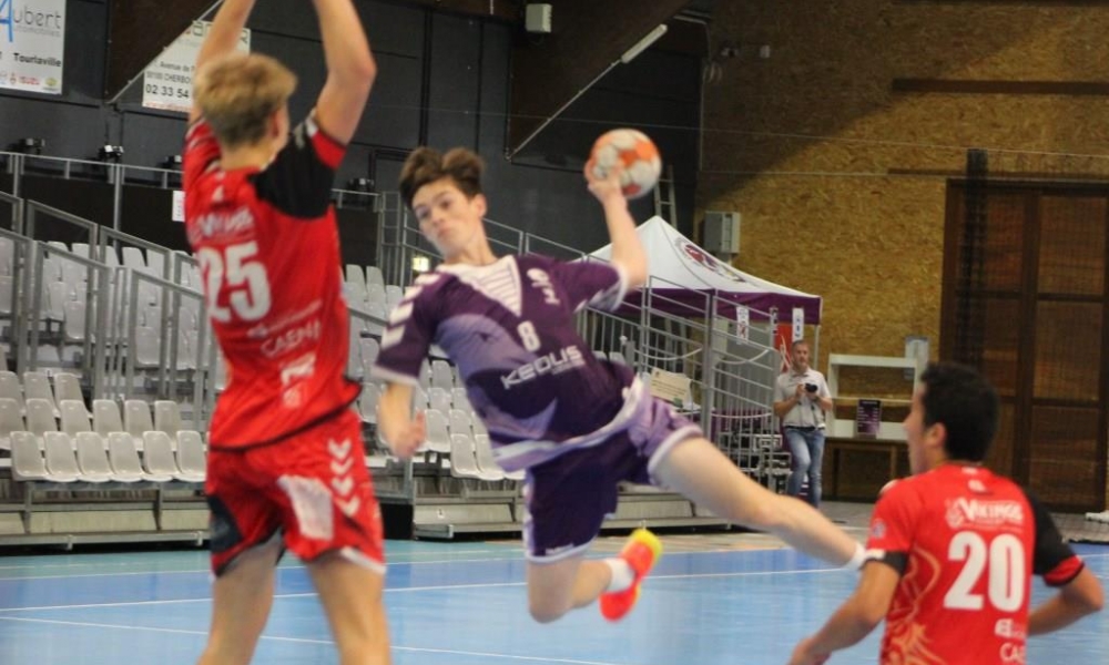 U18 contre Caen Handball