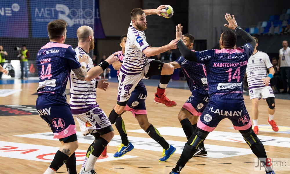 Les Mauves tenus en échec...... à Cesson.....Belle parité 26-26