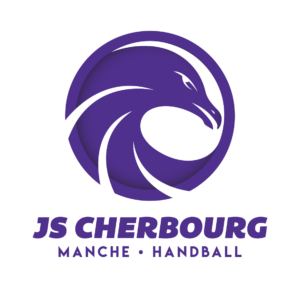 Logo JS Cherbourg carré violet